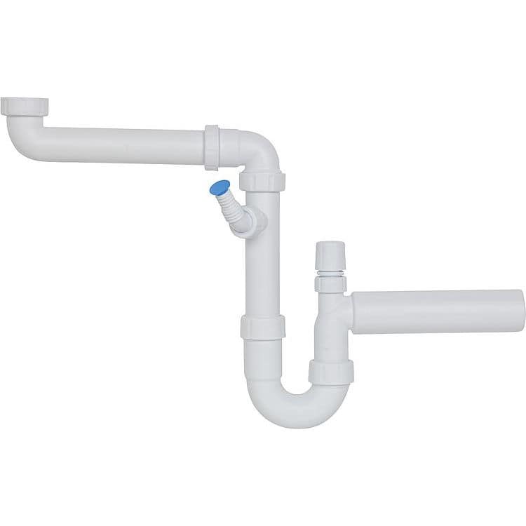 Küchensiphon mit Rohrbelüfter